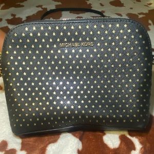 Michael Kors Cindy Star Perforated
Saffiano Messenger Purse
